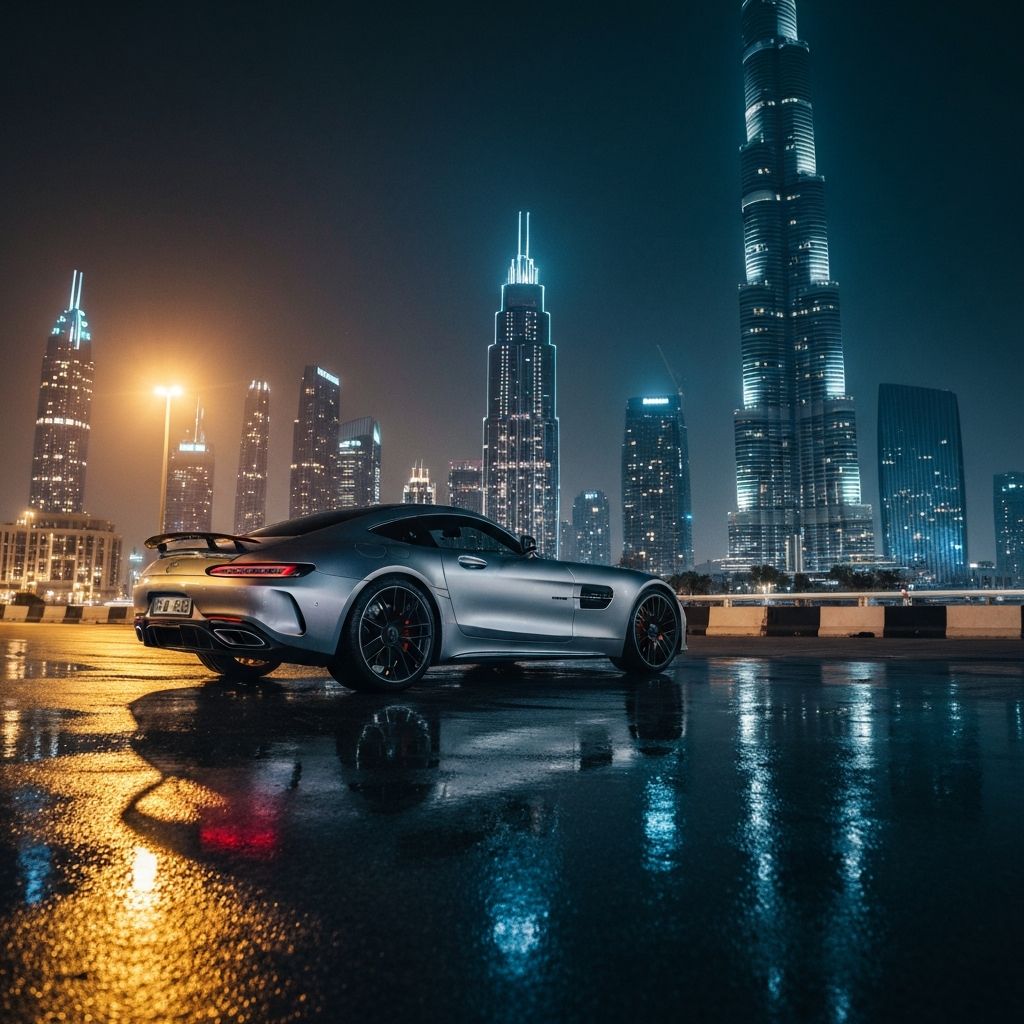 Luxury car in Dubai